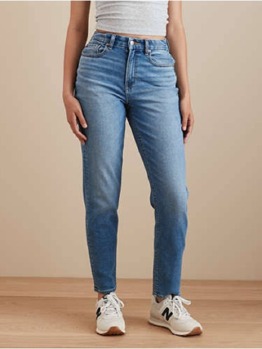American Eagle Mom Jeans Classic High-Rise Blue Women’s Jeans